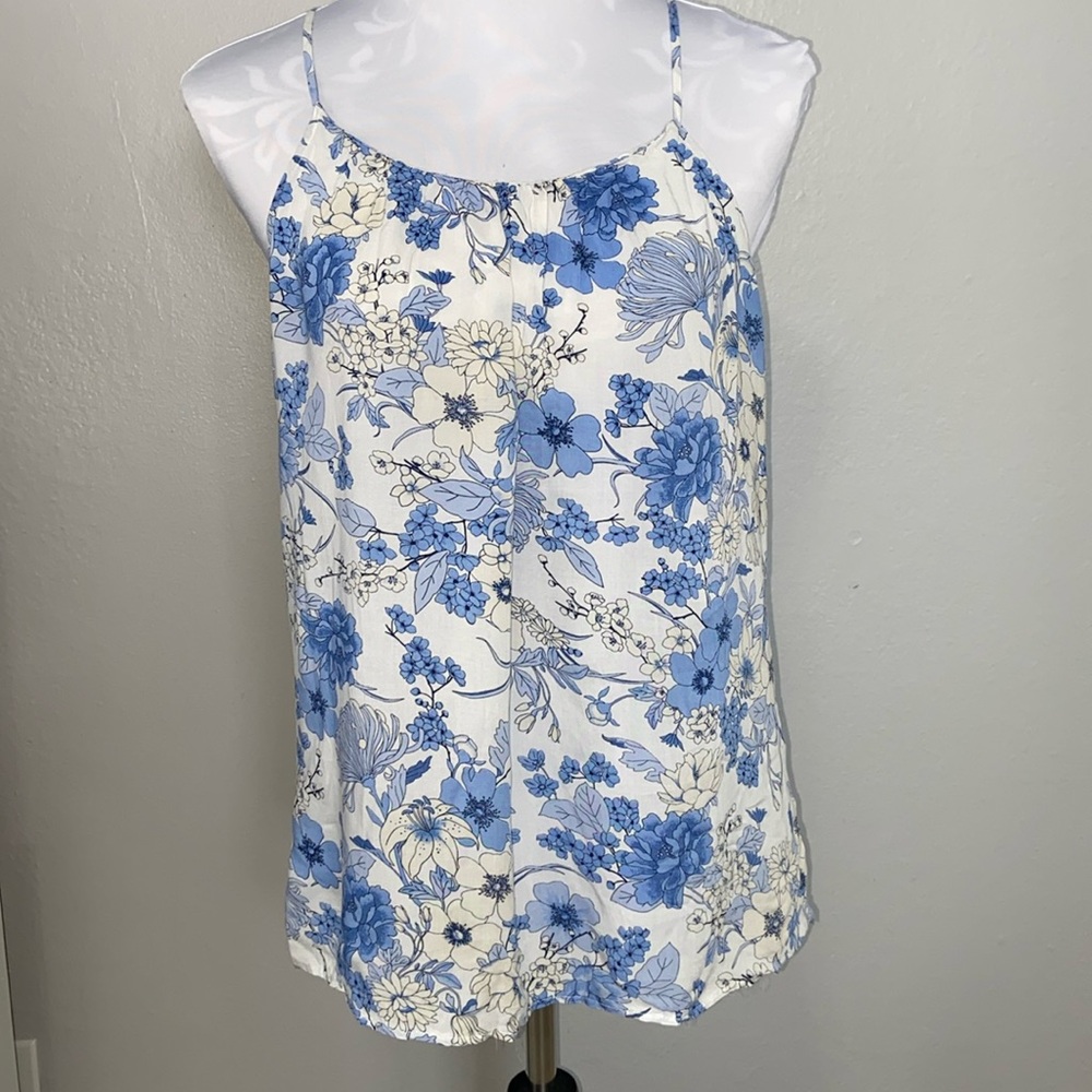 Old Navy floral racer back tank